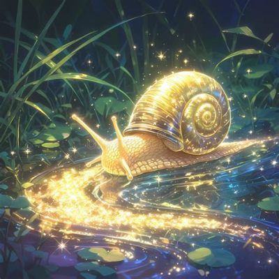 The Golden Snail - A Sparkling Tale of Transformation and the Illusion of Appearances!